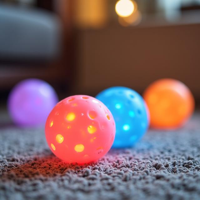 Set di giochi sensoriali per gatti con luci LED